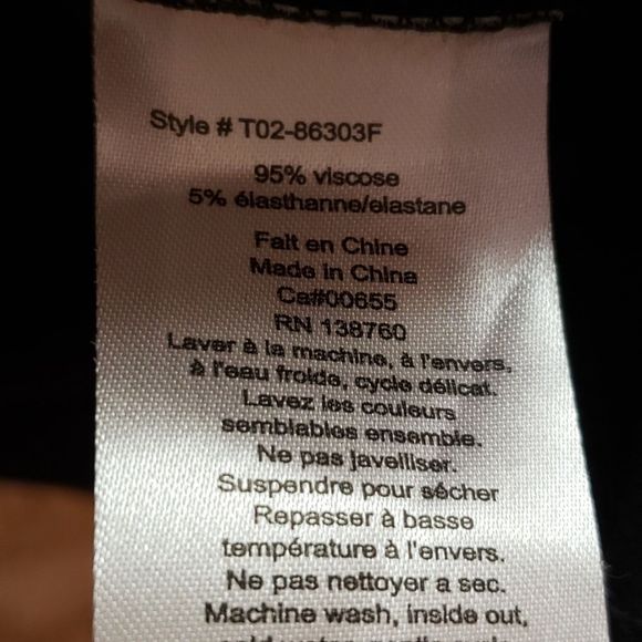 2/$40 π€Thyme Black Blouse π Very Soft - Picture 7 of 9